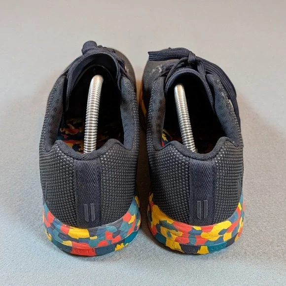 NOBULL Wild Trainers Size M 10.5 W 12 Gym CrossFit Shoes Black Multi Color Camo - Picture 4 of 6